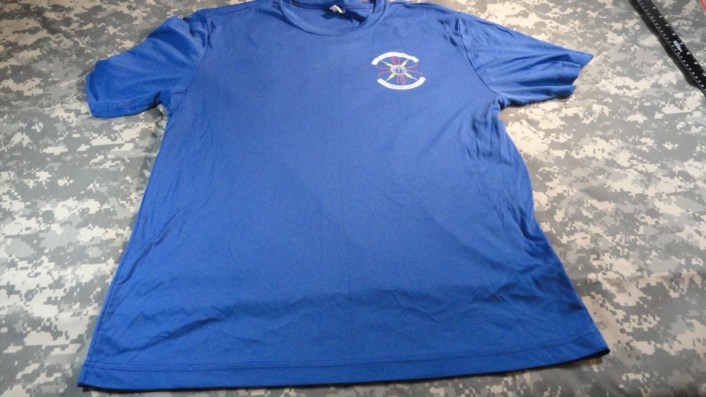 DISCONTINUED 690TH CYBERSPACE OPERATIONS SQUADRON BLUE UNIT SHIRT MEDIUM