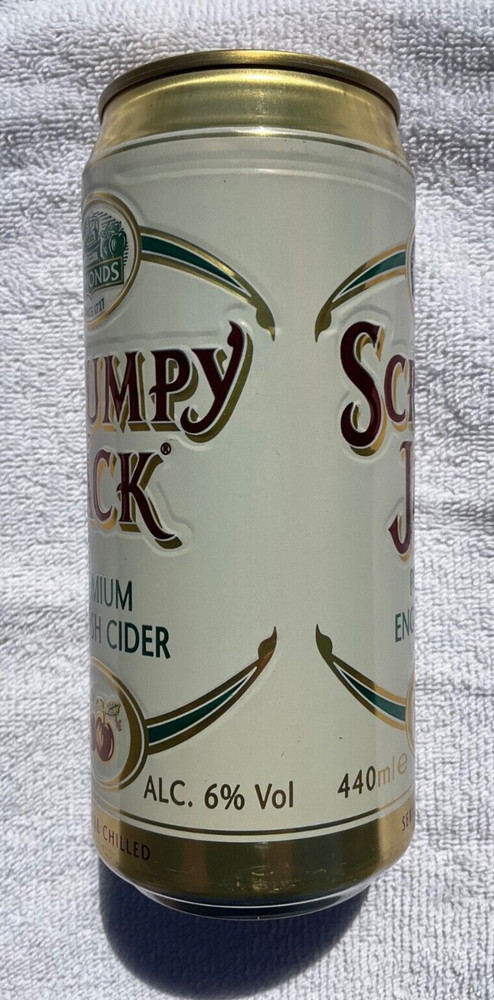 SYMONDS SCRUMPY JACK PREMIUM ENGLISH CIDER BEER CAN