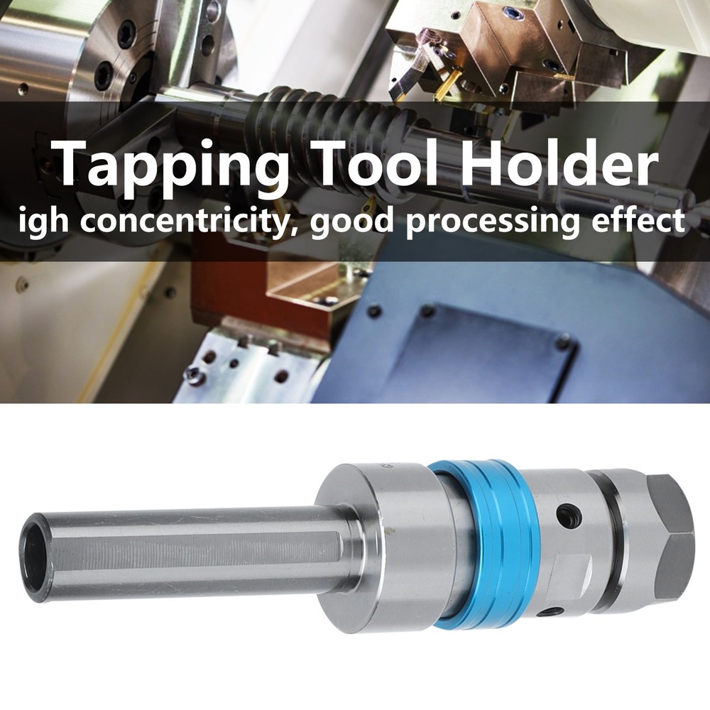 Floating Tapping Chuck Holder Straight Shank Collet Toolholder Accessory^