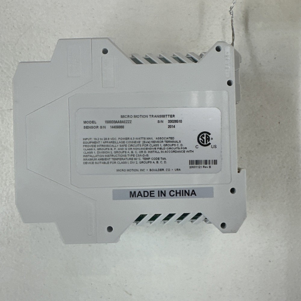 Micromotion Transmitter 1500D3AABAEZZZ