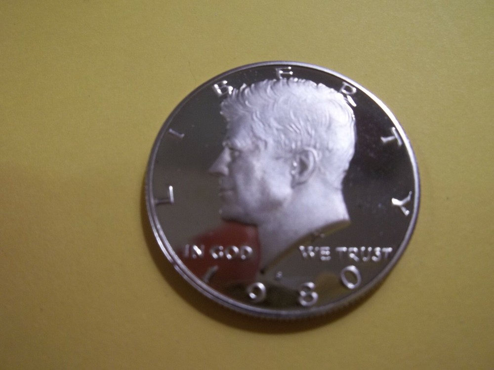 1980 "S" Gem Proof Kennedy Half Dollar Clad from Proof Set