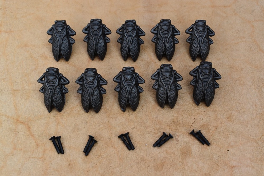 Vintage Cast Iron Knob Honey Bee shape Drawer Cabinet handle cupboard knobs 10pc