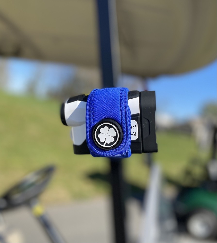 Golf Range Finder Magnetic Strap - Four Leaf Clover - Shamrock