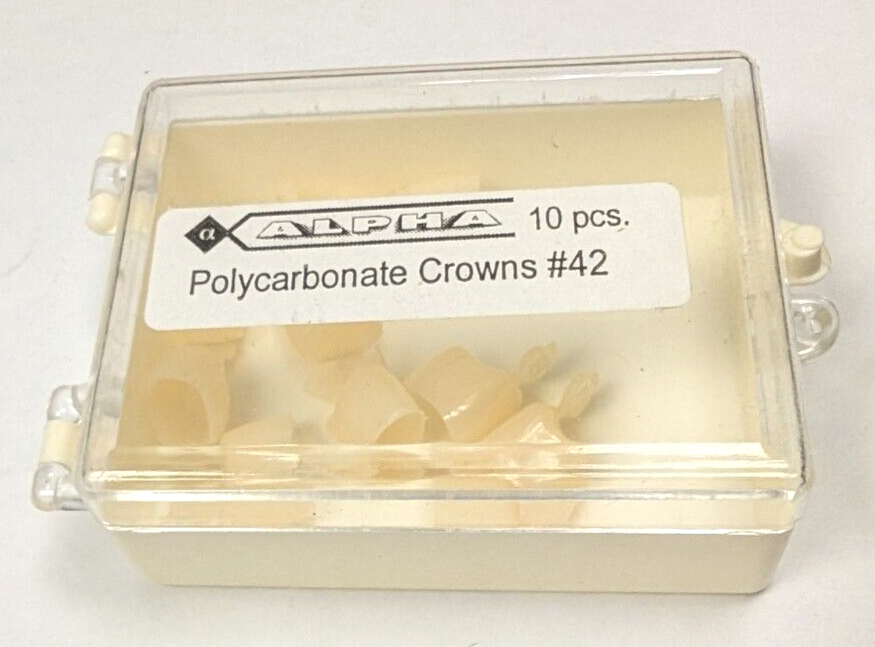 Polycarbonate Crowns 10 pcs/Pk #42