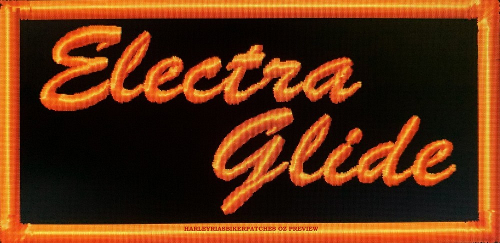 ELECTRA GLIDE  BIKER PATCH