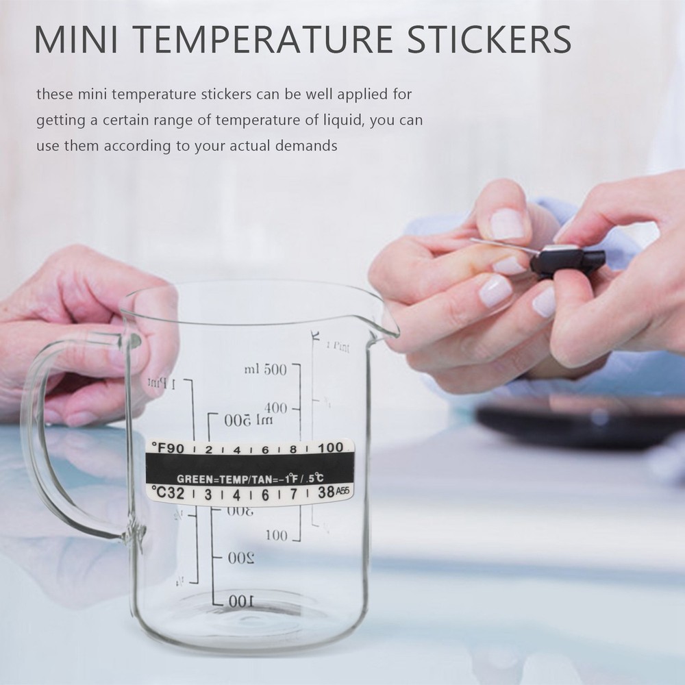 40 Pieces Temperature Strips Testing Adhesive Temperature Strips 90 to 1002983