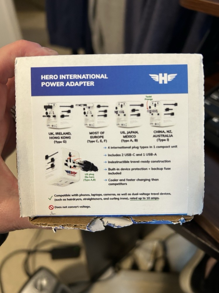 Hero International Power Adapter