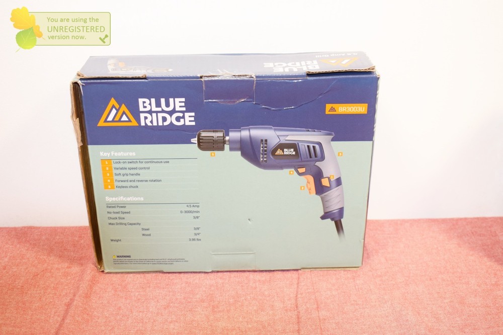 Blue Ridge Tools 4.5 Amp Power Corded Drill