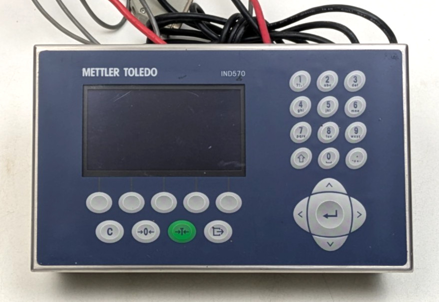 Mettler Toledo IND570 Weighing Terminal Analog Scale Panel POWERS ON ~ UNTESTED
