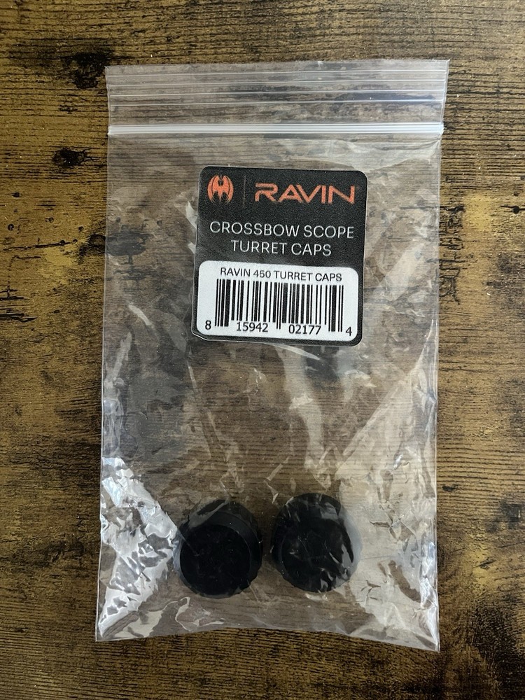 RAVIN Crossbow REPLACEMENT 450 Scope TURRET CAPS 2 Pack