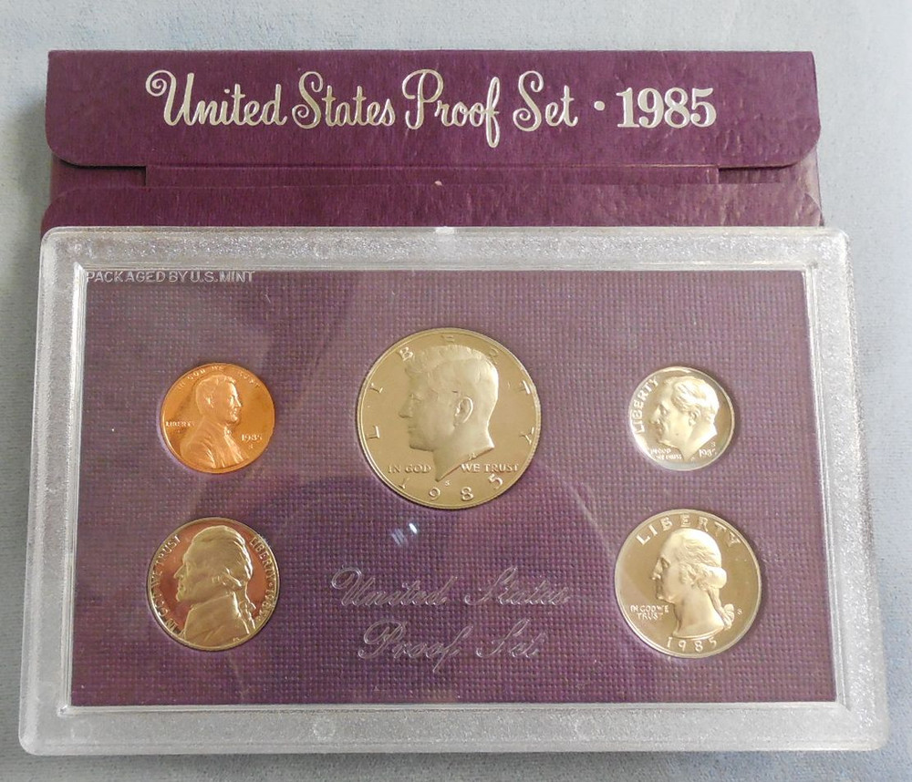 1985 United States Proof Set Original Box
