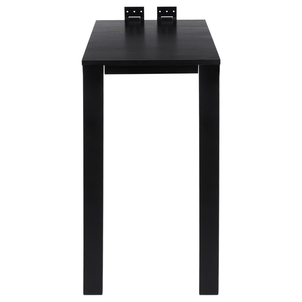 Folding Dining Table Wall Mounted Folding Table For Home Offices 75*40cm Black