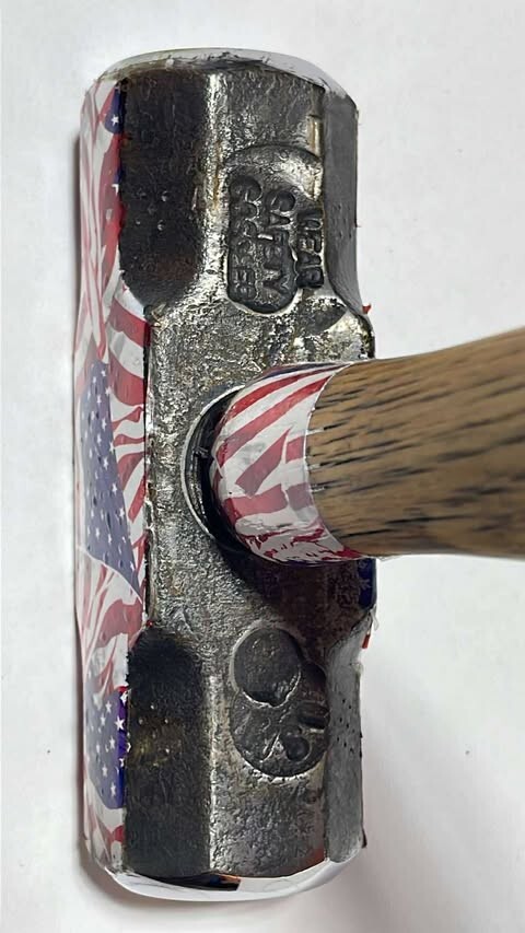Custom Vintage USN 4 Lb. Sledge Hammer! 15" handle