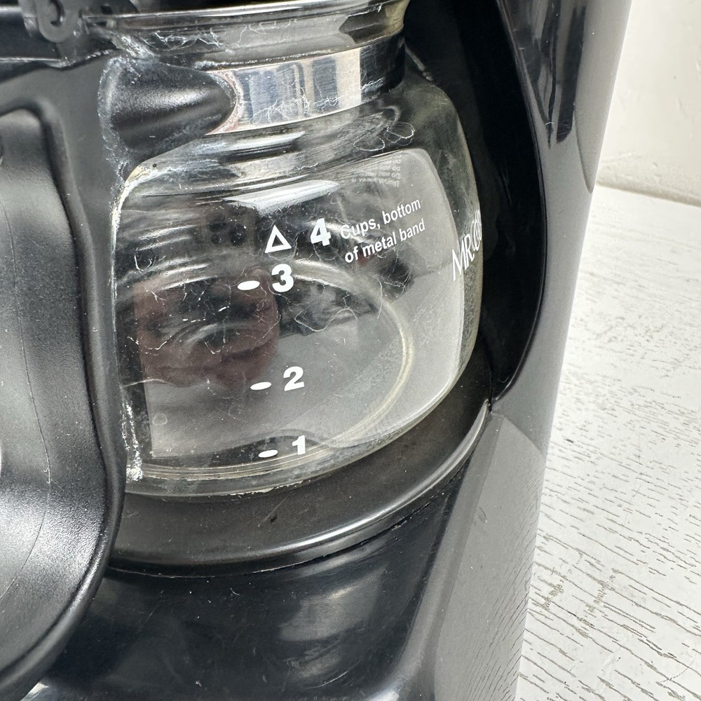 Mr Coffe NLX5 4 Cup Automatic Drip Coffee Maker Black Mini