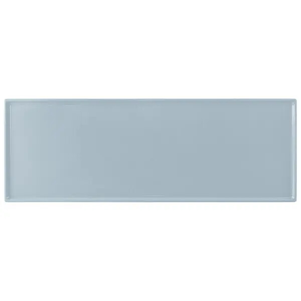 TableCraft CW2107GY Rectangular Full Size Cooling Serving Tray - Grey