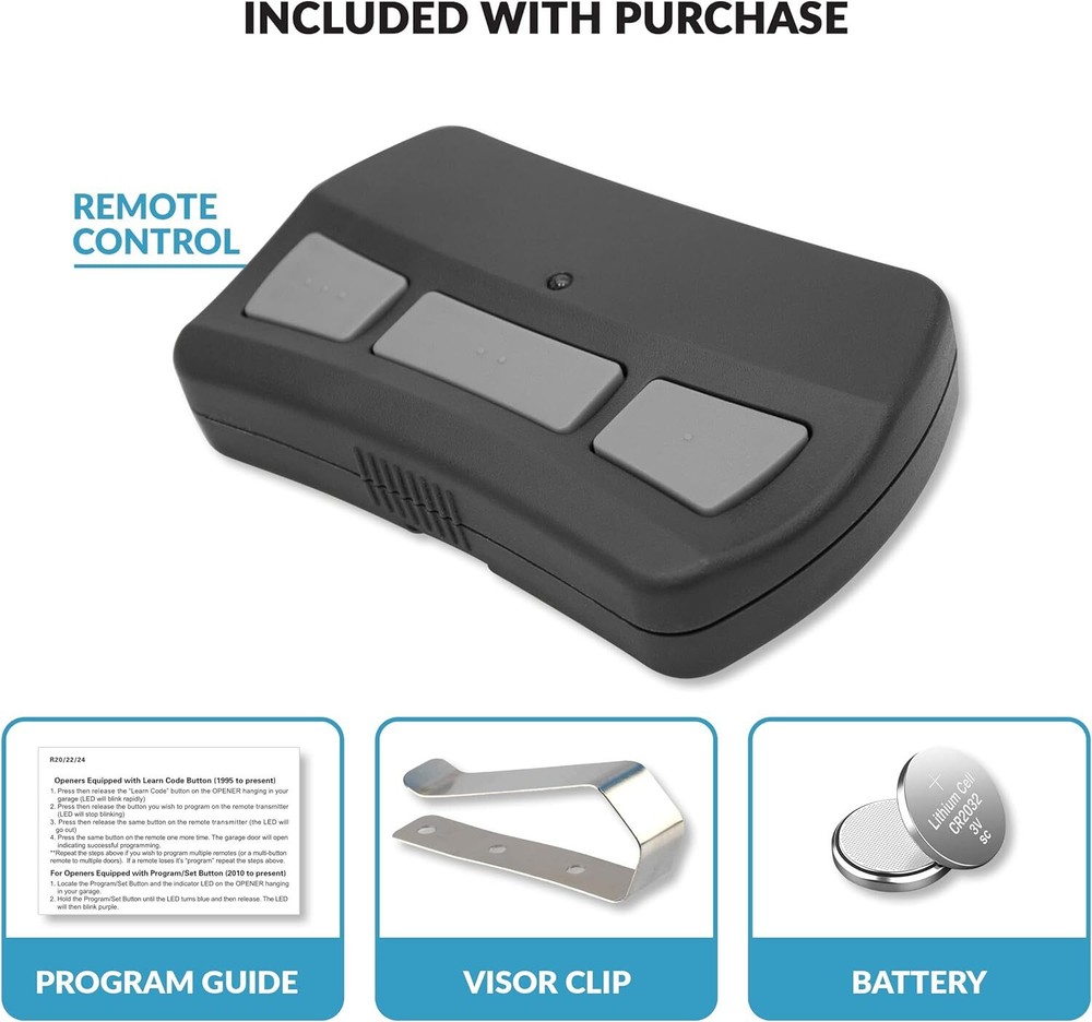 4Pack GIT-1 2 3 Intellicode For Genie Overhead Garage Door Remote Control New