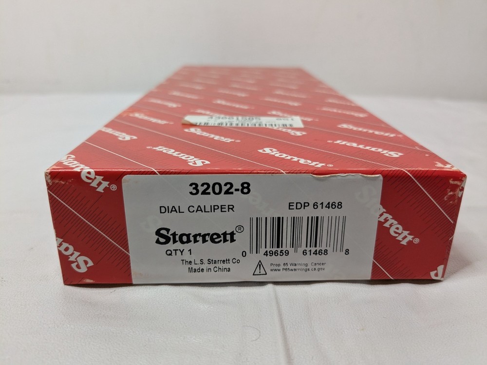 Starrett Dial Caliper 0-8"Range 61468