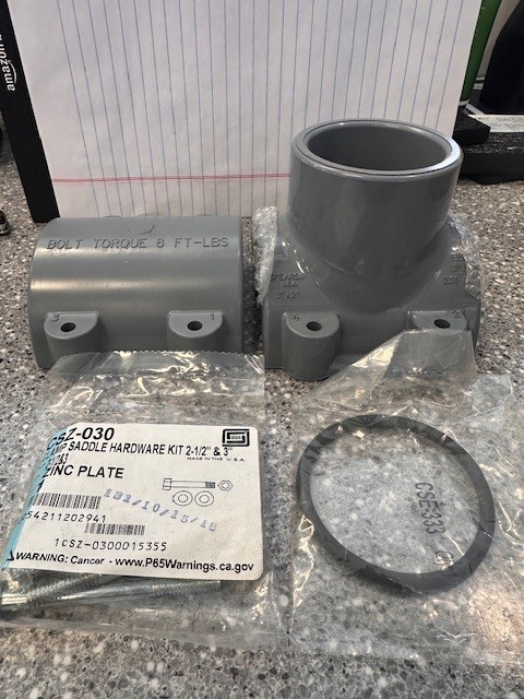 Spears® 866-338C Clamp-On Pipe Saddle