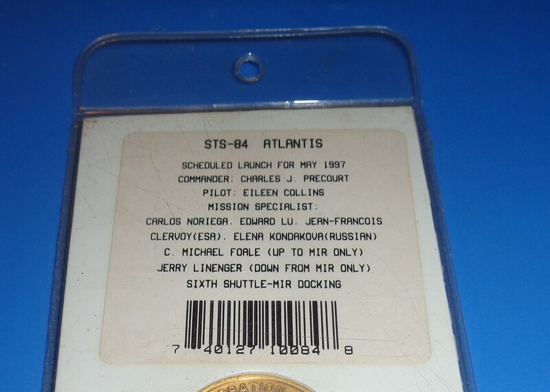 STS-84 Atlantis Shuttle Crew Emblem Limited