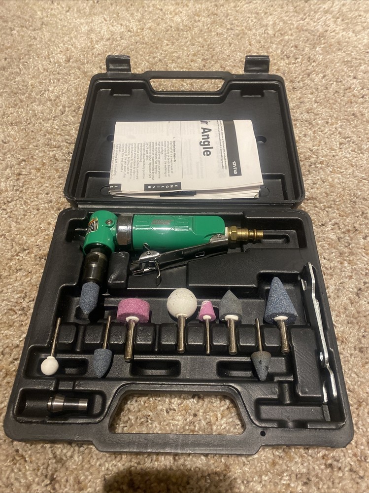 Speedaire 1/4” Air angle grinder kit - Mod: 12V740 -Semiused