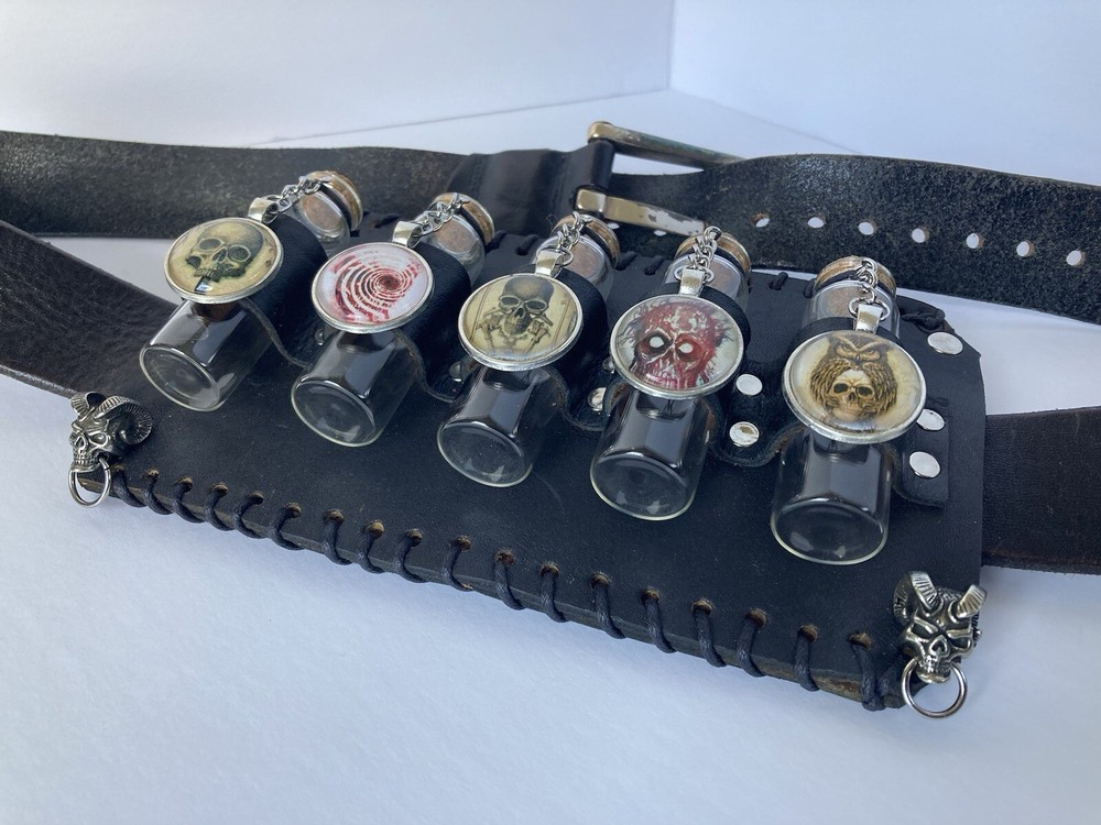 Necromancer Potion Bottle Belt