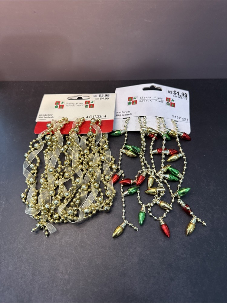 Mini Christmas Tree Garland