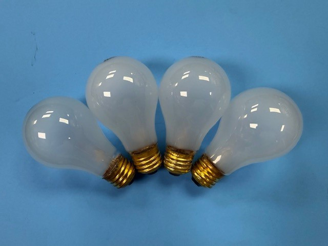 4Pcs  Light bulb 75W 130Vac Rough Service Eiko (NEW)