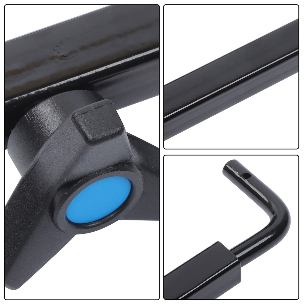 Black Quick Hitch w/Stabilizer Bar for Category 1 Tractors/Implement Easy Change
