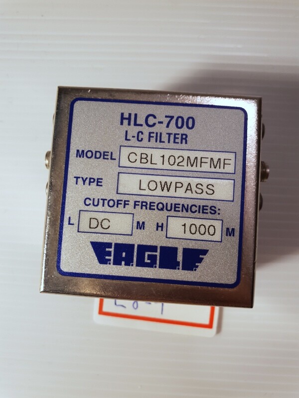 Eagle HLC-700 L-C Filter CBL102MFMF Lowpass