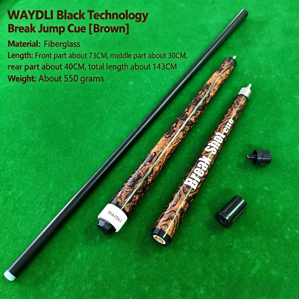 High-Tech Carbon Fiber Billiard Break Cue