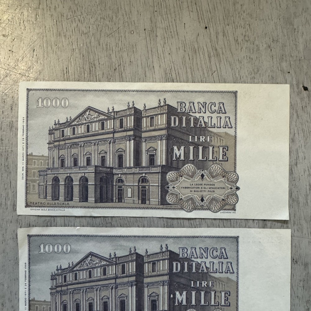 Italy 1000 Lire 1969