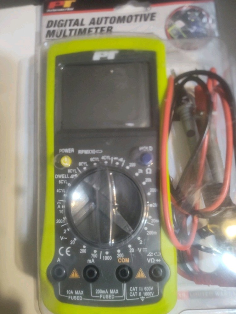 Performance Tool W2972 Digital Automotive Multimeter
