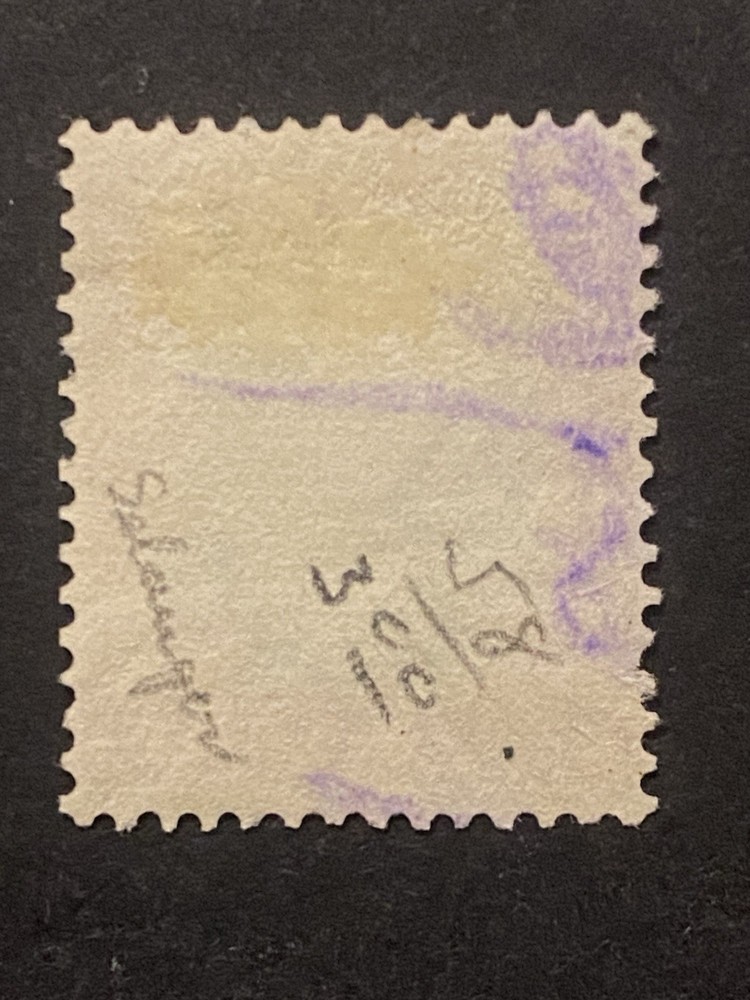 MALAYA - SELANGOR SC#58, Used, Light Hinge