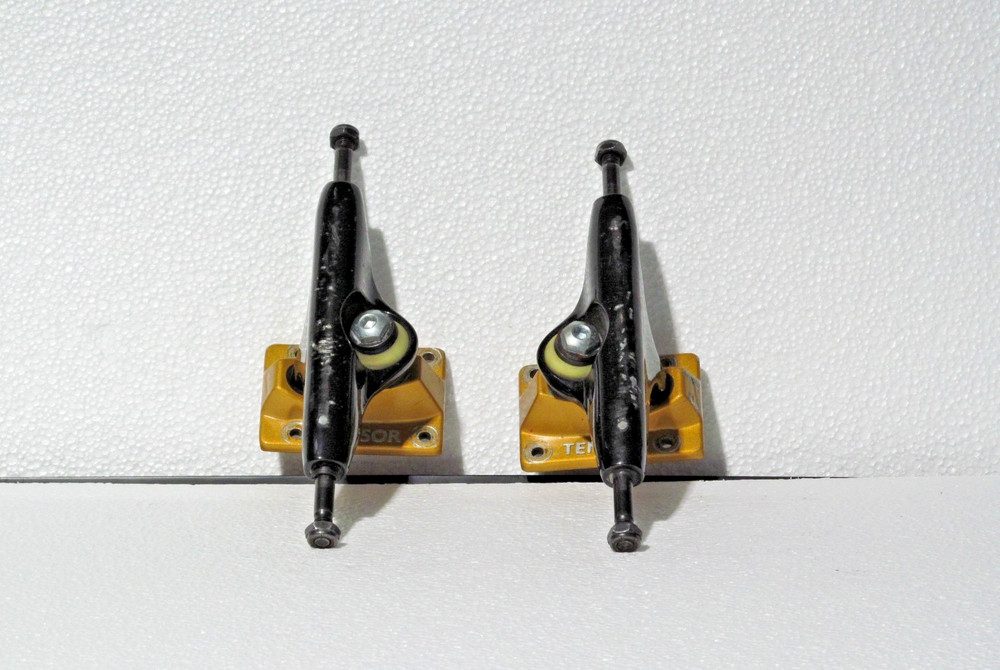Tensor Trucks Black / Gold 129/ 8" Used