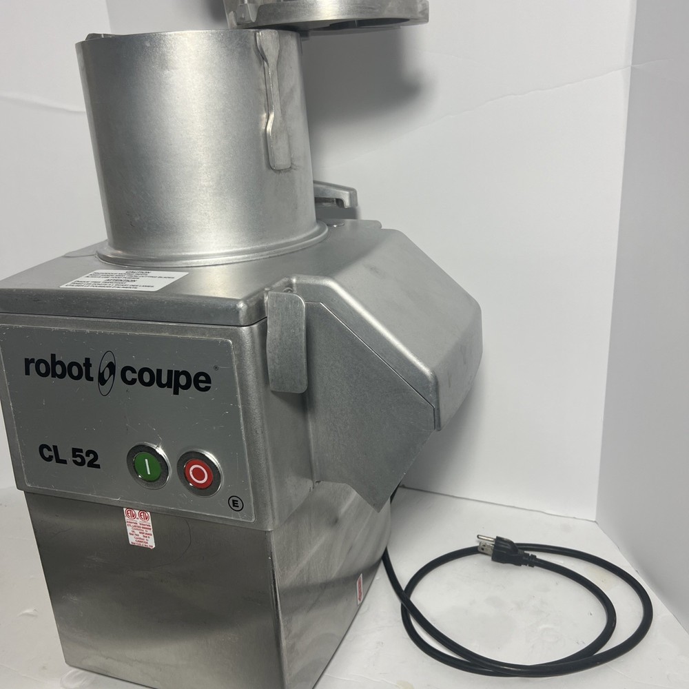 Robot Coupe CL 52 E Series E Continuous Feed Vegetable / Food Processor W/ Discs