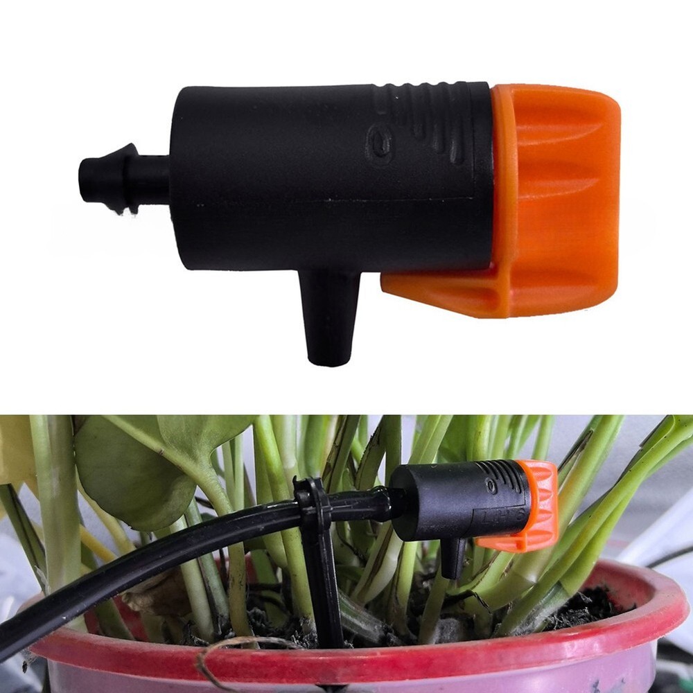 Adjustable Drip Head Efficient Water Distribution 60PC Water Drip Heads
