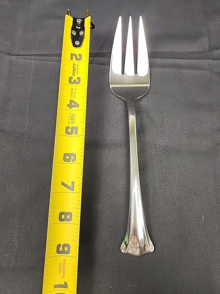 Reed & Barton Radiance Stainless Flatware Shiny Glossy Serving Fork