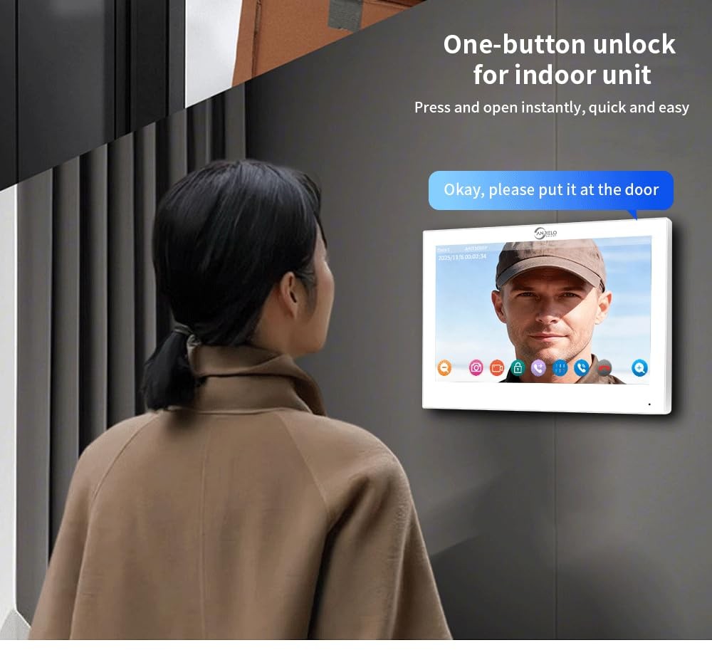 Smart Video Door Phone System Support Remote Unlock,Night Vision