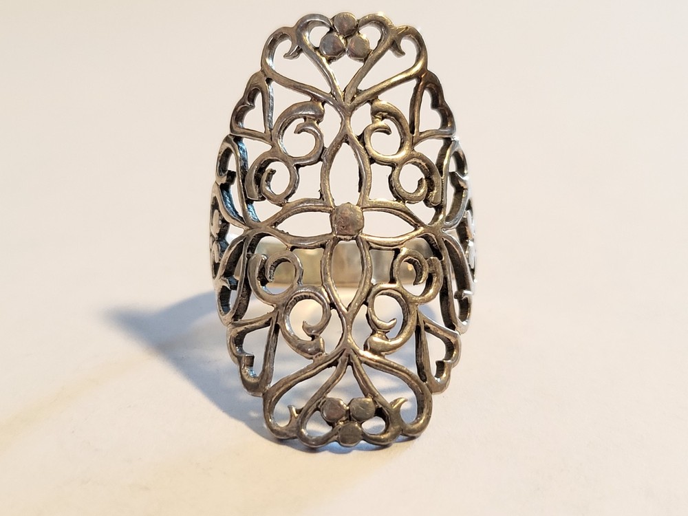 Vintage Sterling Silver, 0.925, Ring, sz 9