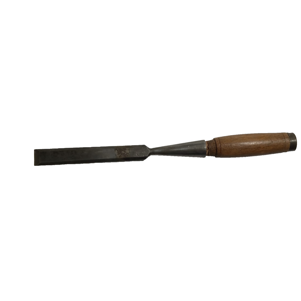 Vintage .75 Inch Socket Chisel Carpenters woodworking Bevel Edge #128