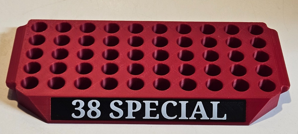 Reloading Tray for 38 Special or similar size - Select Color
