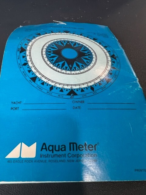 ! VINTAGE AQUA METER OWNERS HANDBOOK DECENT SHAPE