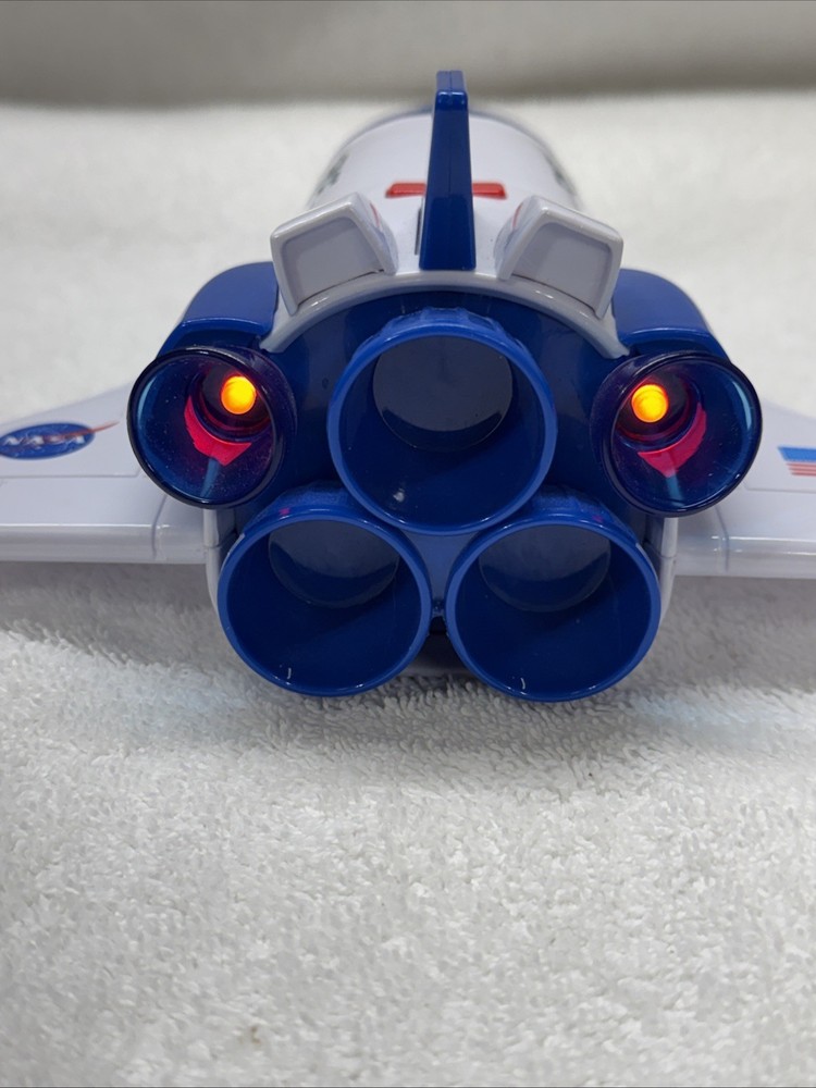 9” Space Shuttle Ship, Pilot, Lighted Engines Sound, By Play Mind, Works