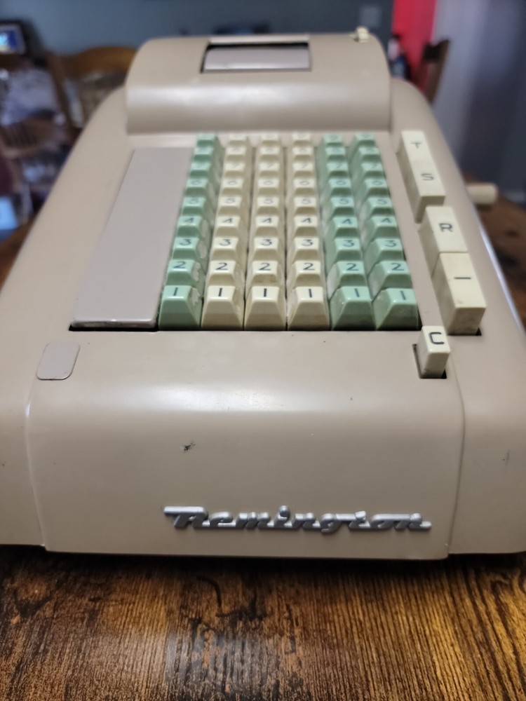 vintage remington 50's adding machine untested