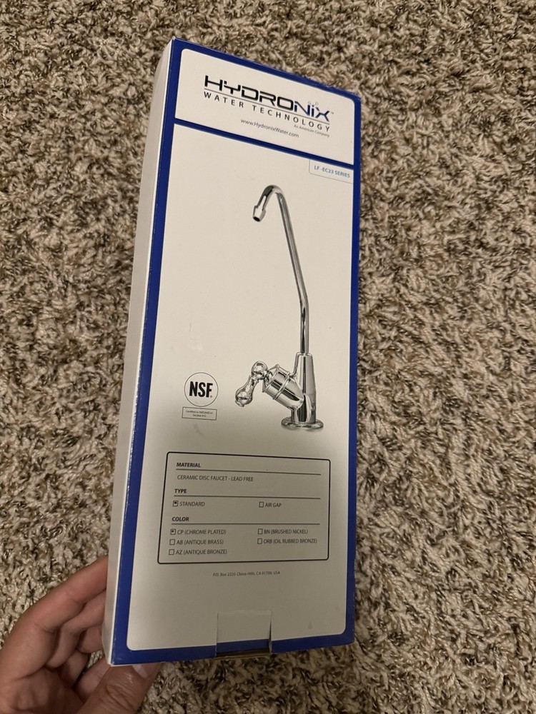 Hydronix Nf Ec-23 Faucet Chrome Single Handle