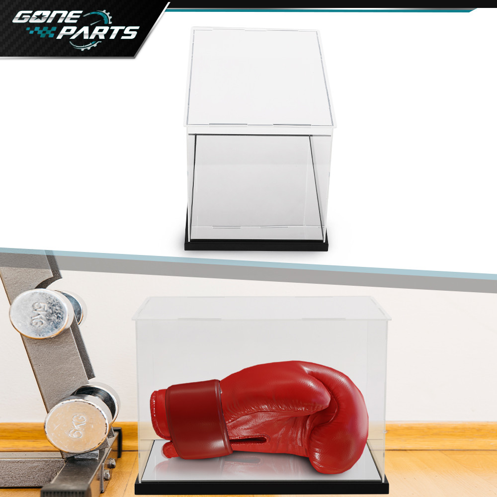 Clear Single Boxing Glove Horizontal Display Case