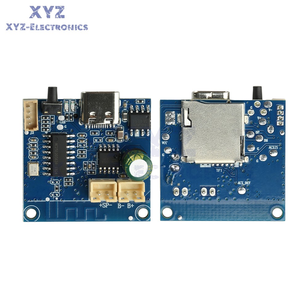 DC3.3-4.2V 5W Bluetooth Amplifier Module Rechargeable Tuning Support TF Card TWS