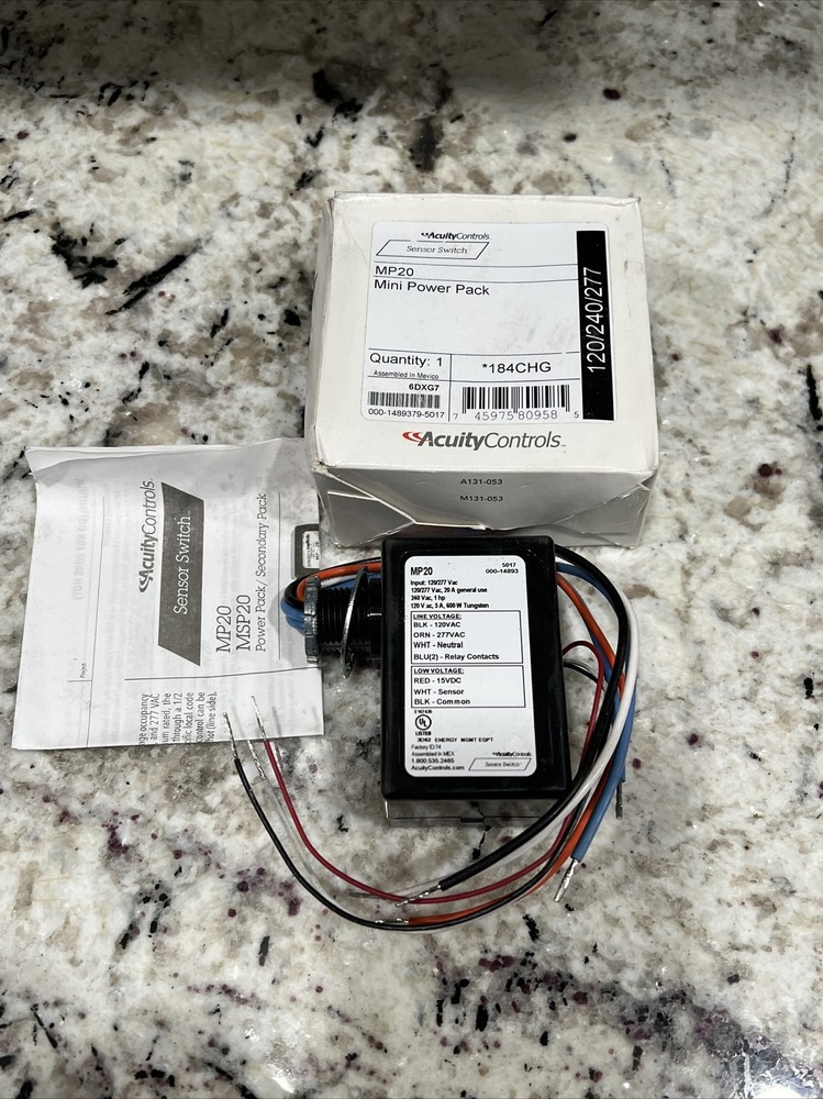 Acuity Controls / Sensor Switch MP20 120/277 VAC Mini Power Pack