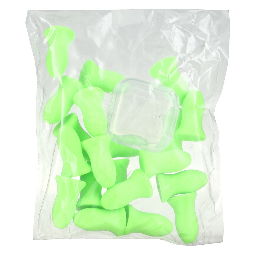Protechs, Quiet Contour Foam Ear Plugs, 10 Pair + Case