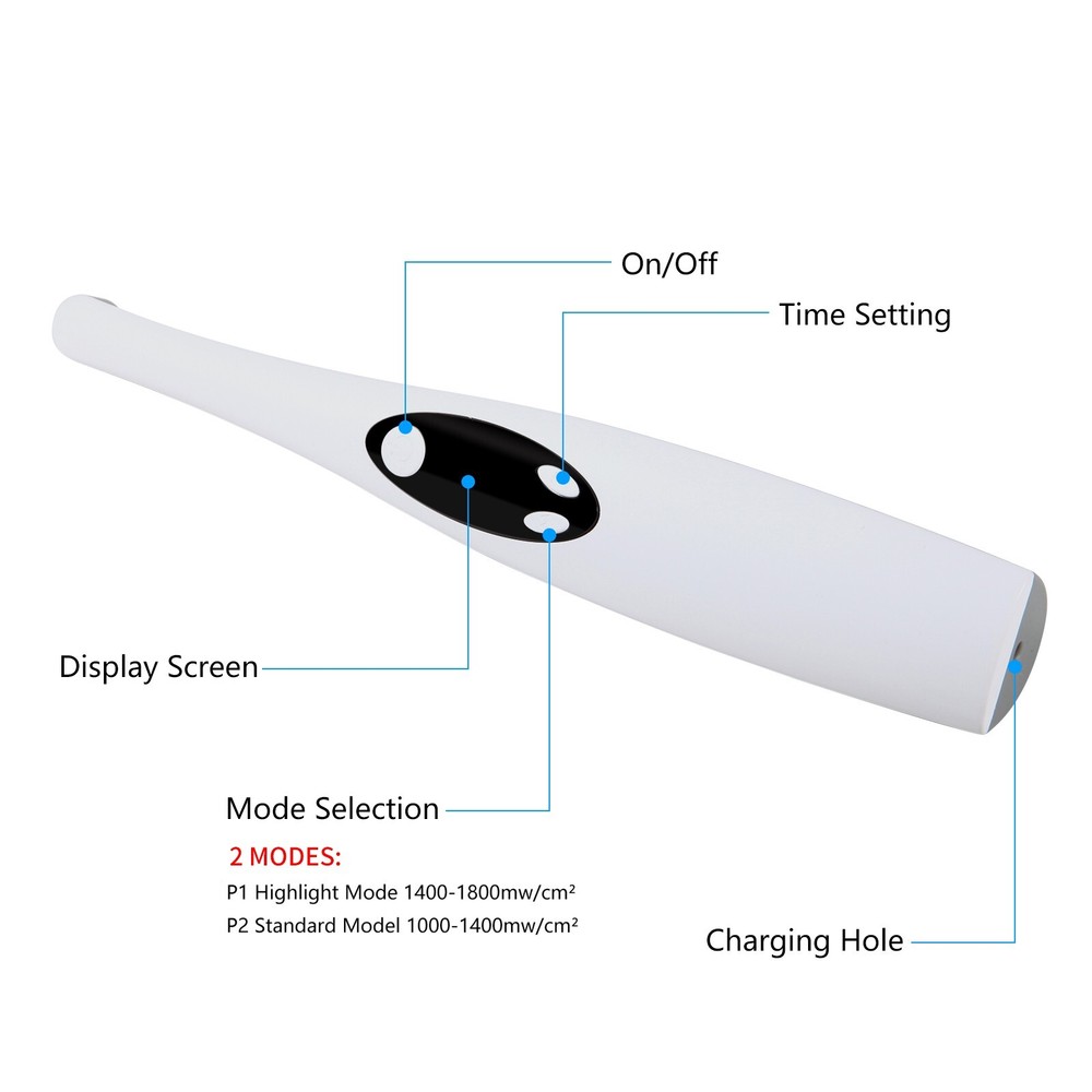 Dental Wireless Cordless iLed 3 Second LED Curing Light Cure Lamp 3SEC dx